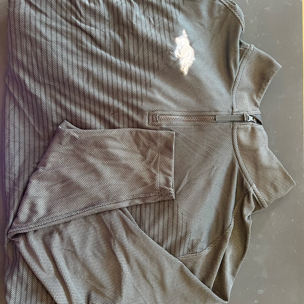 Arkansas Razorbacks Nike Gray Quarter-Zip